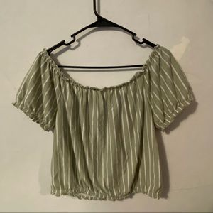 American Eagle Boho Striped Top